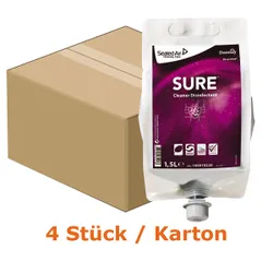 Produktbild für Flächendesinfektion SURE Cleaner Disinfectant 4 x 1,5 L