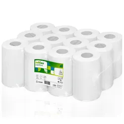 Produktbild für Handtuchrollen Wepa Satino Comfort hochweiß 68 m hochweiß