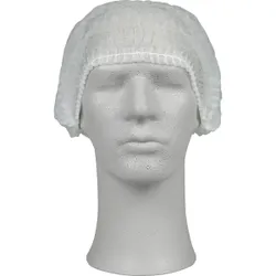 Produktbild für Einweghaube Abena Haarnetz Classic PP weiß XL