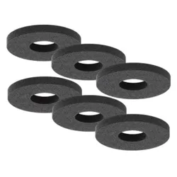 Produktbild für Superpads Pudu Pads schwarz 230 mm 9 Zoll 6 Stück