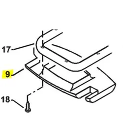 Produktbild für Kränzle Ersatzteile 43409 Handgriff Schale 2
