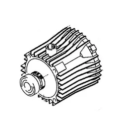 Produktbild für Kränzle Ersatzteile 410744 Ölgehäuse für S 80