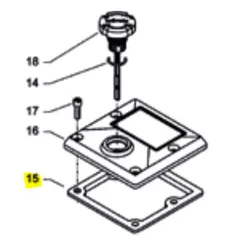 Produktbild für Kränzle Ersatzteile 46531 Dichtung für Deckel