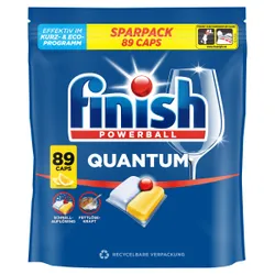 Produktbild für Spülmaschinentabs finish Quantum Citrus 89 Caps Sparpack
