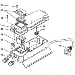 Produktbild für Kränzle Ersatzteile 44560 Schaltkasten komplett