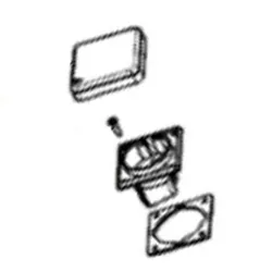 Produktbild für Kränzle Ersatzteile 453263 Steckdose, kpl. (Schweiz)