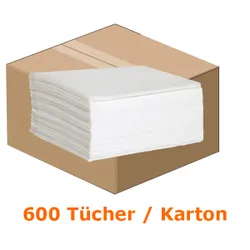 Produktbild für Einwegtücher WIPEX-SENSITIV Wisch-Poliertuch weiß 24 x 34 cm