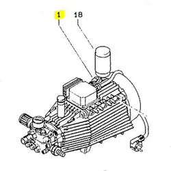 Produktbild für Kränzle Ersatzteile 43327 Motor mit Klemmkasten