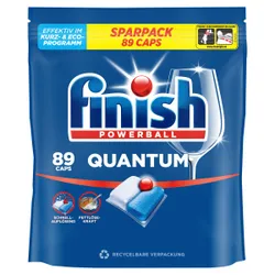 Produktbild für Spülmaschinentabs finish Quantum fresh 89 Caps Sparpack