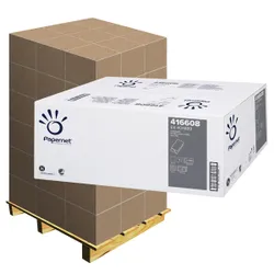 Produktbild für Papierhandtücher Papernet natur 25x23 cm, Palette