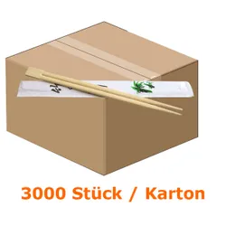 Produktbild für Essstäbchen NatureStar Bambus 3000 Stück