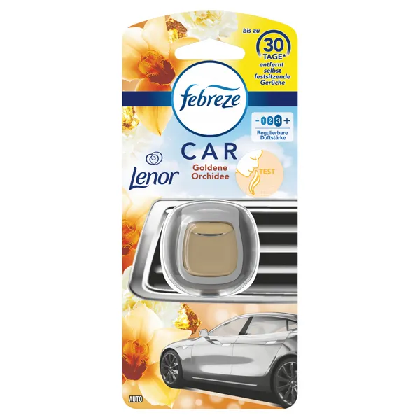 Lufterfrischer P&G Febreze Car Lenor Goldene Orchidee 2 ml