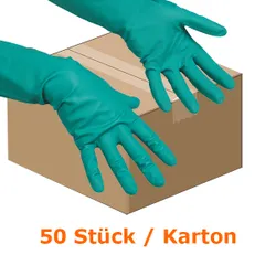 Produktbild für Chemikalien Schutzhandschuhe Vileda Universal S Karton