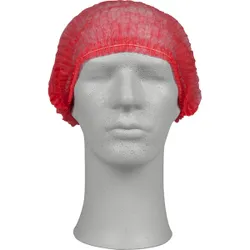 Produktbild für Einweghaube Abena Haarnetz Classic PP rot L