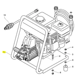 Produktbild für Kränzle Ersatzteile 410983 Tragebügel komplett