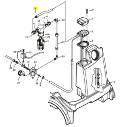 Produktbild für Kränzle Ersatzteile 44843 Brennstoff-Rücklaufschlauch