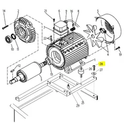 Produktbild für Kränzle Ersatzteile 43059 Innensechskantschraube M8x40
