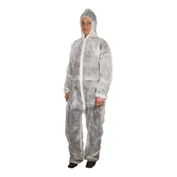 Produktbild für Schutzanzug Abena Schutz-Einweg-Overall weiß 4XL/5XL