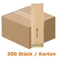 Produktbild für Besteckset NatureStar Birke 500 Stück