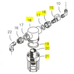 Produktbild für Kränzle Ersatzteile 44083 Brennstoffilter