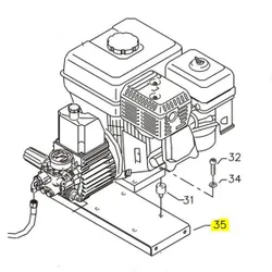 Produktbild für Kränzle Ersatzteile 40239 Zwischenplatte