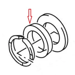 Produktbild für Kränzle Ersatzteile 41613 Manschette 14 x 24 x 5/2,5