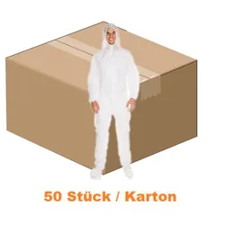 Produktbild für Schutzanzug Hygonorm Overall Light PP weiß M