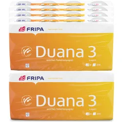 Produktbild für Toilettenpapier Fripa Duana Zellstoff Mix 3-lagig 64 Rollen