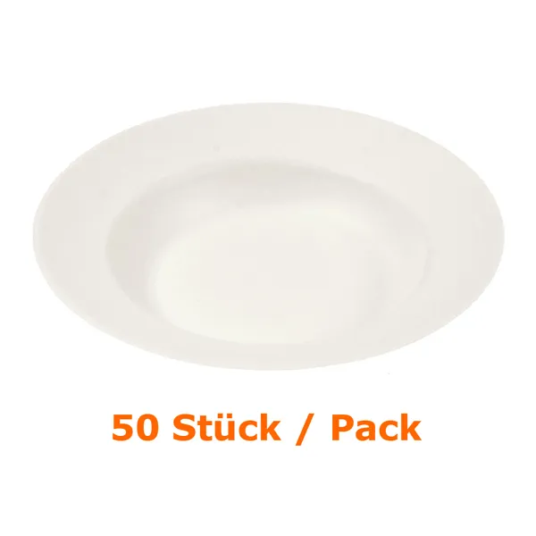 Suppenteller NatureStar BIO Suppenteller Ř 230 mm 50 Stück lebensmittelecht, umweltfreundlich, Packabgabe 410220