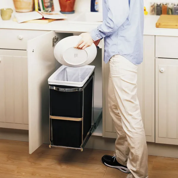 Simplehuman ausziehbarer Abfalleimer 30 L, einfach CW1124