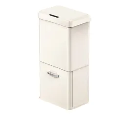 Produktbild für Berührungsloser Sensor Mülleimer EKO Vintage 32 + 18 L