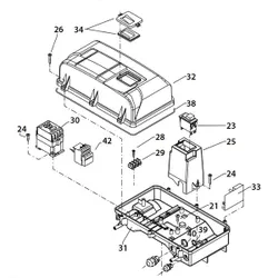 Produktbild für Kränzle Ersatzteile 42631 Schaltkasten kpl. ohne Kabel