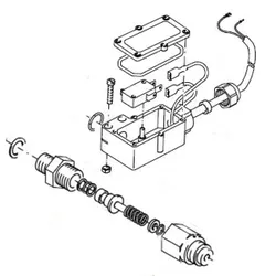 Produktbild für Kränzle Ersatzteile 443893 Druckschalter (sw)