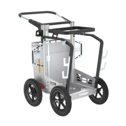 Produktbild für Abfallwagen FLORA Picobello City - fester Müllsackhalter