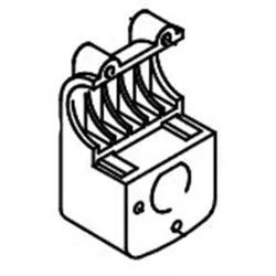 Produktbild für Kränzle Ersatzteile 40305 Lagerklotz links