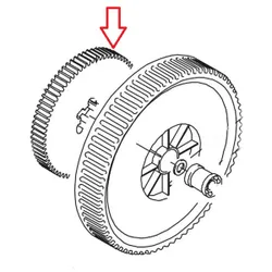 Produktbild für Kränzle Ersatzteile 50109 Zahnrad mit Freilauf