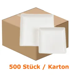Produktbild für Einwegteller NatureStar Zuckerrohr 170x170 mm 500 Stück