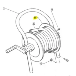 Produktbild für Kränzle Ersatzteile 401731 Schlauchtrommel Shuttle
