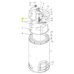 Produktbild für Kränzle Ersatzteile 44066 Außendeckel für Heizkammer