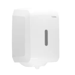 Produktbild für Handtuchrollenspender CWS Clear+ Centerfeed weiß