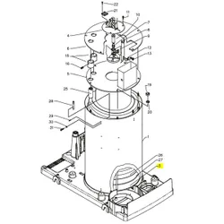 Produktbild für Kränzle Ersatzteile 440641 Innenmantel mit Bodenplatte