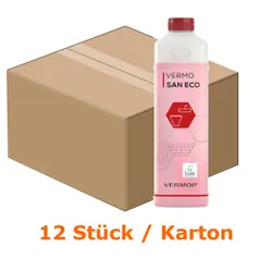 Produktbild für Sanitärreiniger Vermop San Eco Natur 12 x 1 L
