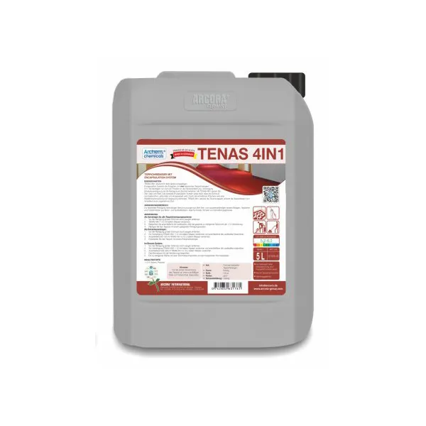 Teppichreiniger Arcora Tenas 4in1 5 L zur fasertiefen Reinigung hartnäckiger Verschmutzungen 01028-05
