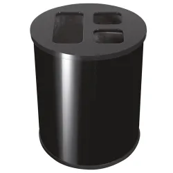Produktbild für Mülltrennsystem Orgavente Abfalltrennung 40 L schwarz