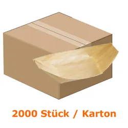 Produktbild für Einwegschüssel NatureStar Holzschiffchen 2000 Stück