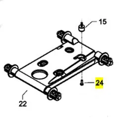 Produktbild für Kränzle Ersatzteile 440901 Sechskantschraube M 6 x 12