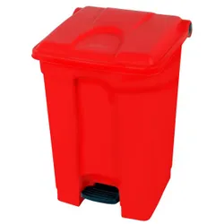 Produktbild für Treteimer Orgavente aus Kunststoff rot 70 L