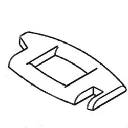 Produktbild für Kränzle Ersatzteile 43408 Handgriff Schale 1 K115 - K185