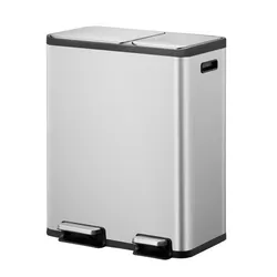 Produktbild für Mülltrennsystem EKO EcoCasa 30 + 20 L Matt Edelstahl