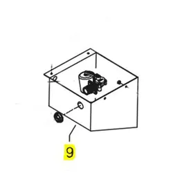 Produktbild für Kränzle Ersatzteile 42758 Wasserkasten für Wandaggregat